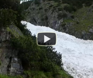 Un incredibile fiume di neve